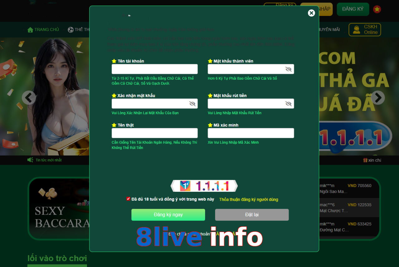 8live info